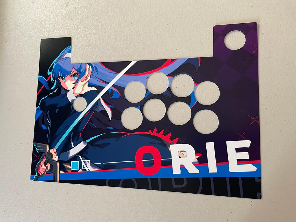 Fight Stick Alpha - custom artwork