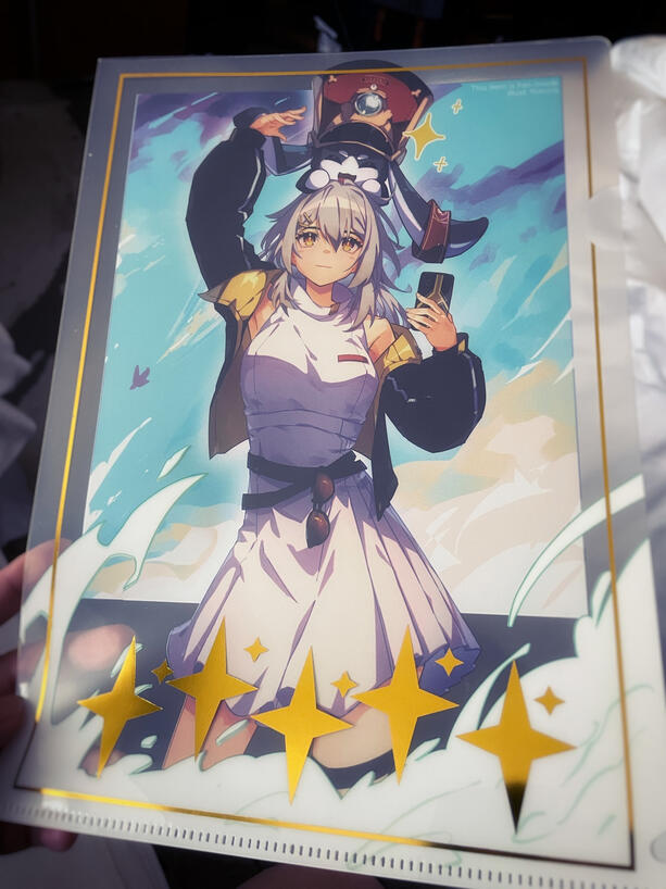 Gold Foil Clear File